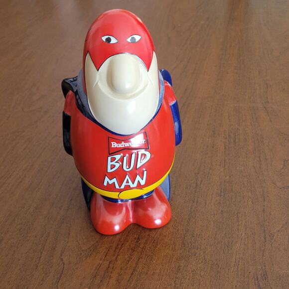 Vtg 1989 Budweiser Bud Man Beer Stein Collector's Edition With Original Box - Picture 5 of 11